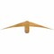 Ekena Millwork Bellingham Rough Sawn Timber Gable Bracket, Western Red Cedar, 48"W x 8"H x 2"D x 4"F, 4/12 Pitch GBW048X08X0204BEL00RWR - alternate 1